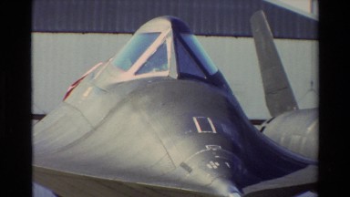 1981: People Watching Air Force Planes at Beale Afb California