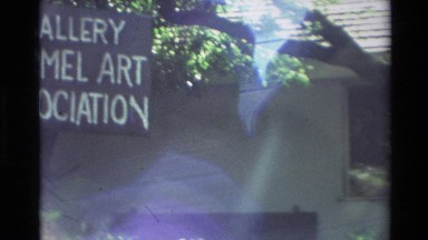 1982: Two Men and a Woman at Carmel Art Association Gallery, Carmel California