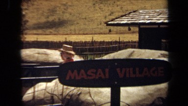 1971: woman in a farm LAGUNA HILLS CALIFORNIA