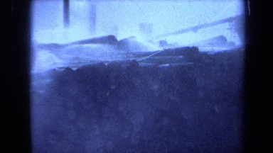 1971: huge amount of wooden rods tied and placed for transportation MAINE