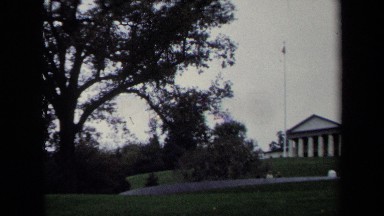 1970: a colonial building sits in a field far from the road WASHINGTON DC