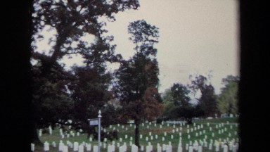 1970: panorama of a cemetery WASHINGTON DC