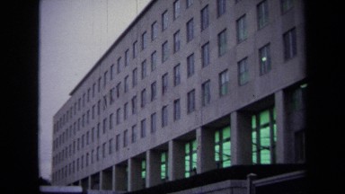 1970: large and small panes of glass line washington, d.c.'s monolithic state