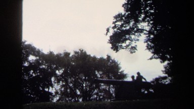 1970: Kids Playing Around an Old Cannon in the Woods of Washington DC