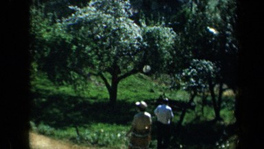 1969: Vintage 8mm Home Movie of People in a Field, California