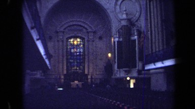 1970: Light Streams Into a Dim Church from the Domed Ceiling Annapolis