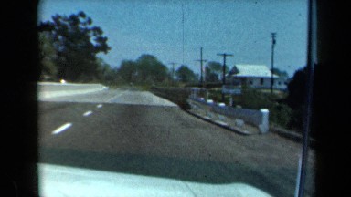 1969: Black and White 8mm Footage of a California Neighborhood