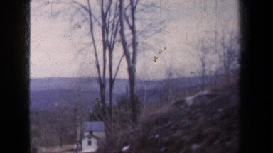 1959: A View Outside of a Car That Is Moving Around
