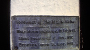 1970: Bronze Plaque of U.S.S. Celine Ship from 1910 in Annapolis