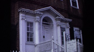1970: The Front of the Chase-Lloyd House, Painted White and Protected