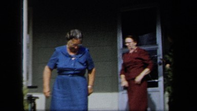 1958: Three Middle-Aged Women Taking a Casual Morning Stroll in New York