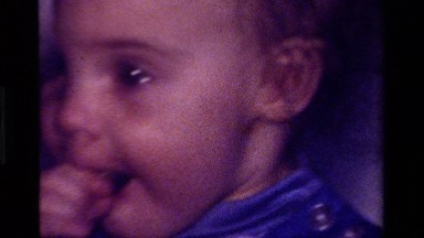 1979: A Toddler Playing With a Toy in a Cozy California Living Room
