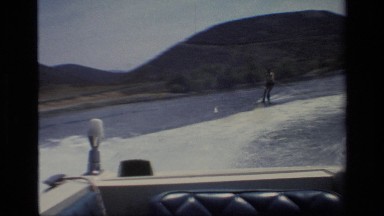 1977: Water Skier at Canyon Lake California