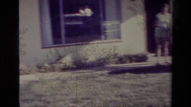 1977: Quick View of a Home with Kids Running Outside in Lake Elsinore