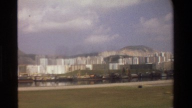 1984: Bumpy Takeoff from Runway with City Skyscrapers in Singapore and Thailand