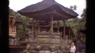 1984: Elegantly Carved Stone Artwork on Temple Walls in Singapore