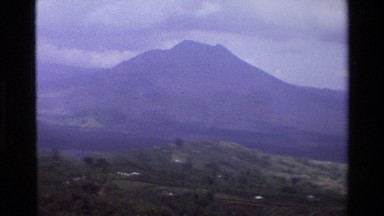1984: Vintage 8mm Footage Panning a Beautiful Mountain Range in Singapore