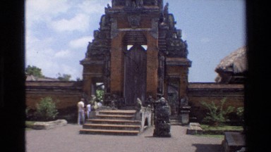 1984: steps leading up to large doors surrounded by huge ornate carvings
