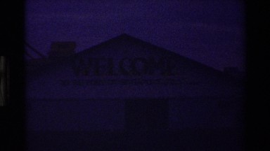 1984: The Sign on a Building Welcomes People to the Port of Singapore