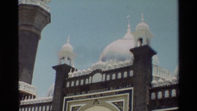 1983: White Domes of Various Sizes on Top of Gray Stone Mosque