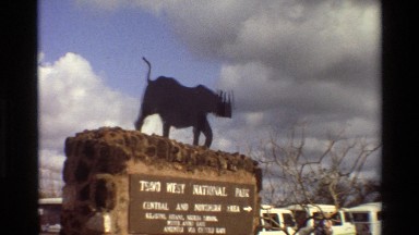 1983: Vehicles Backed Up Waiting to Go Through a National Park Entrance Station