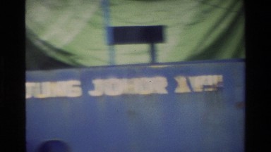 1984: A Green Tarp on Top of the Boat Tanjung Johar, Singapore