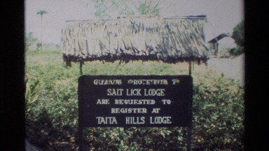1983: Guests Registered at Taita Hills Lodge Enter Salt Lick Lodge