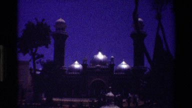 1983: Small Group Arriving at Indian Temple in Nairobi, Kenya