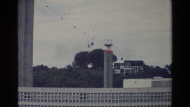 1984: Boats Float on a Gently Flowing and Calm River in Singapore