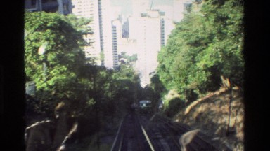 1984: riding in the train HONG KONG
