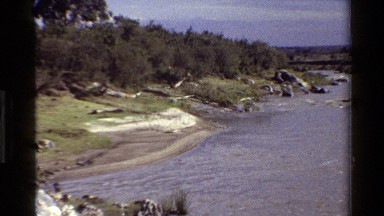 1983: sandy beach on a river MARA TANZANIA