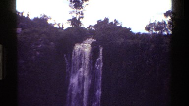 1983: beautiful waterfall in the forest KENYA