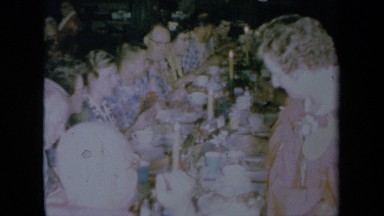 1961: Wedding Reception Dinner California