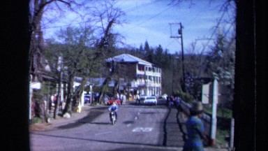 1969: Girl Driving Bike California
