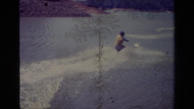 1977: Man Water Skiing at Lake Elsinore California