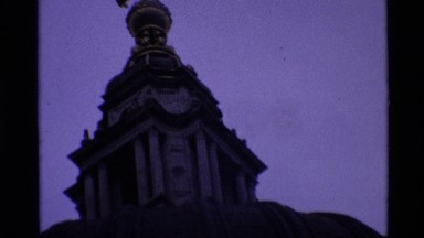 1969: A Large Catholic Church in London with No People Around It