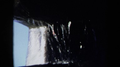 1969: Water Falling Off Boat in Sacramento, California