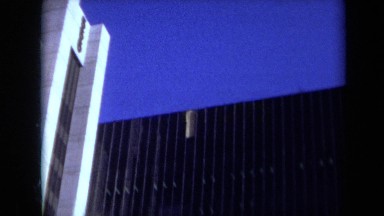1969: Three Modern Fountain Shaped Like Flowers Spurt Water in the Air