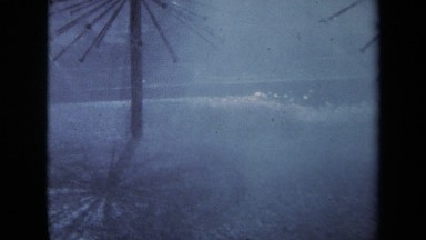 1969: A Foggy, Rainy Body of Water in Sacramento, California