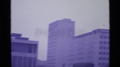 1969: Tall and bustling local cityscape in London, England