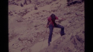 1975: number of people are engaged in rock climbing MINARET WILDERNESS