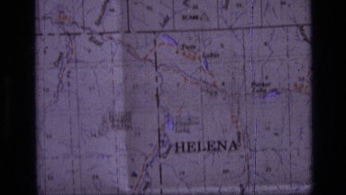 1973: Map of a Portion of Scapegoat Wilderness Montana