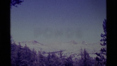 1975: viewpoint of a landscape MINARET WILDERNESS CALIFORNIA