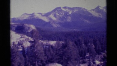 1975: Mountain Peaks in the Distance with Lake in the Foreground, Minaret Wilderness