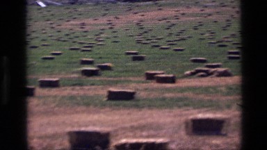 1972: a field of haystacks IDAHO