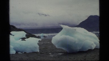 1977: view of an extremely cold climate with different landforms GLACIER BAY