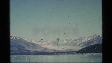 1977: excellent view of lake GLACIER BAY ALASKA