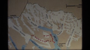 1977: map viewed designated places GLACIER BAY ALASKA
