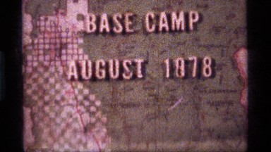 1977: map and sign of south holland base camp SAPPHIRE LAKE MONTANA