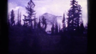 1977: Misty Forest and Hills at Sapphire Lake Montana